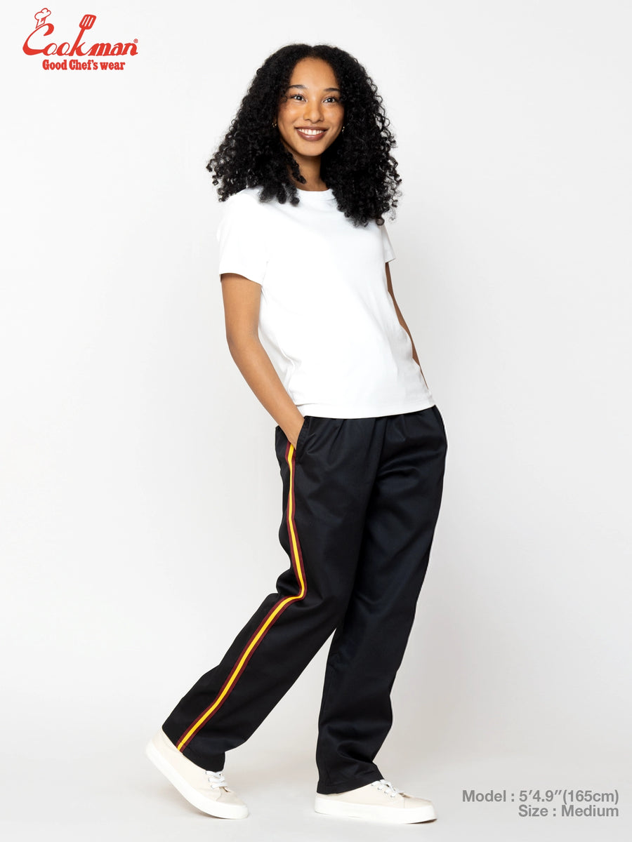 Chef Pants Semiwide - Wienerschnitzel Side Line : Black