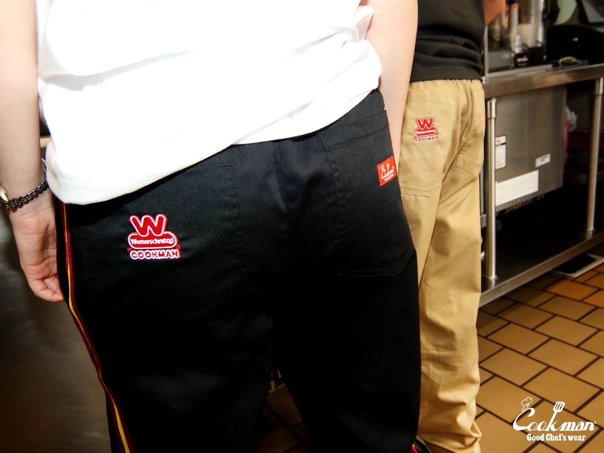 Chef Pants Semiwide - Wienerschnitzel Side Line : Black