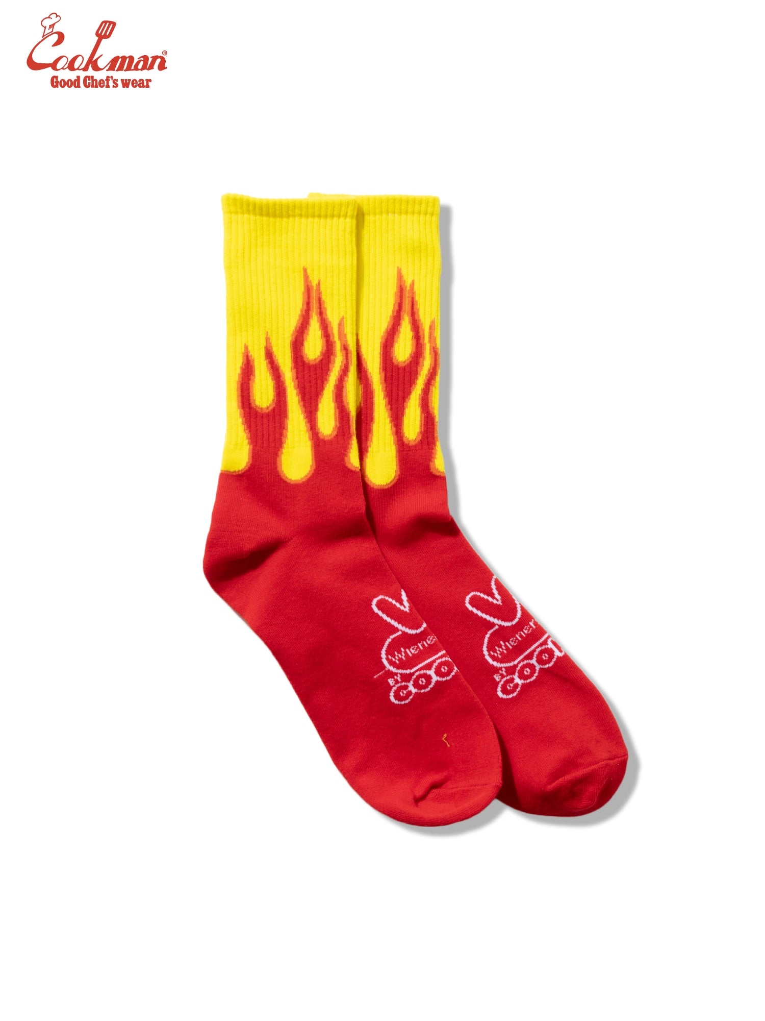 Rib Crew Socks -  Wienerschnitzel : Flame