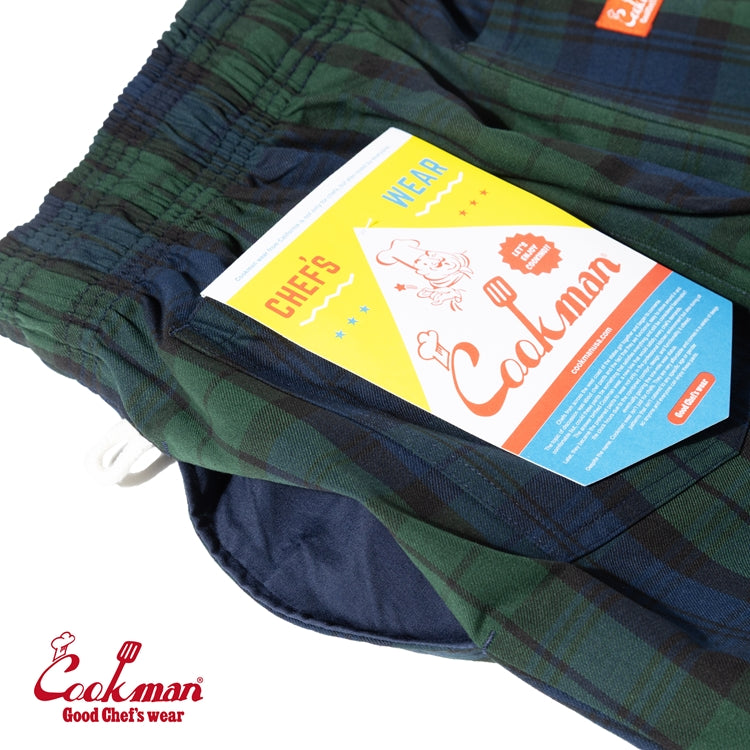 Cookman Chef Pants - Woven Black Watch Plaid