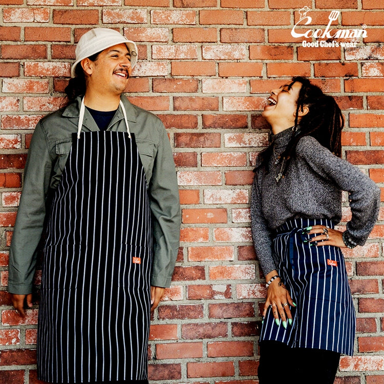 Cookman Waist Apron - Stripe : Navy