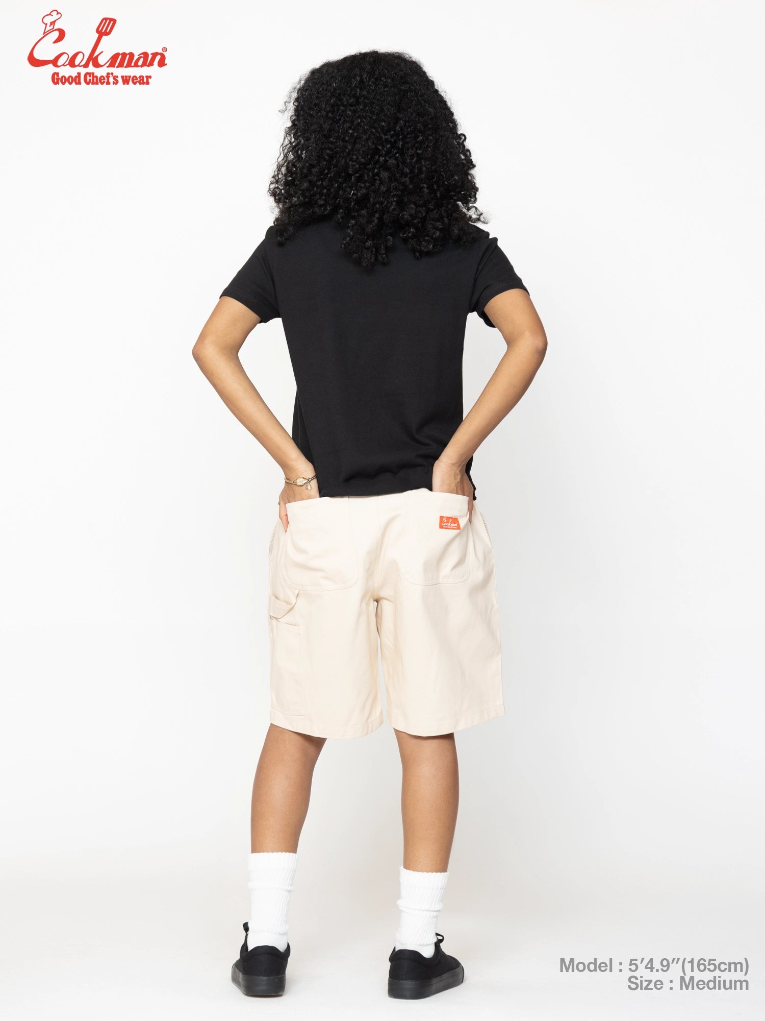 Carpenter's Pants Short : Heavy twill - Cream