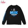 Cookman Long Sleeve Tees - Milk : Black