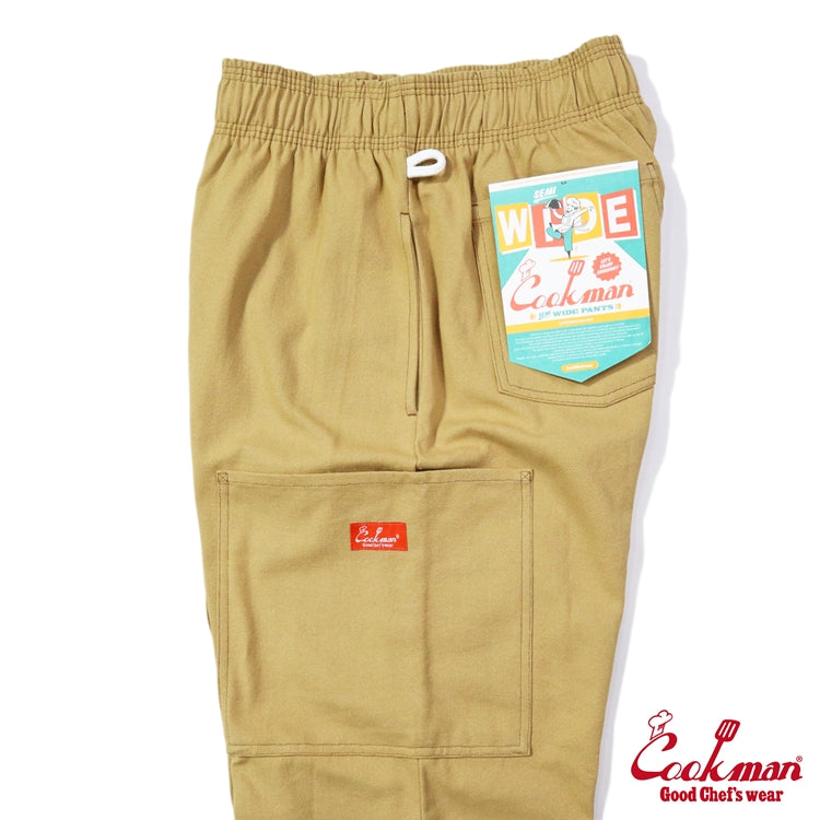 Cookman Chef Pants Semiwide - Front Pocket Duck Canvas : Peanuts