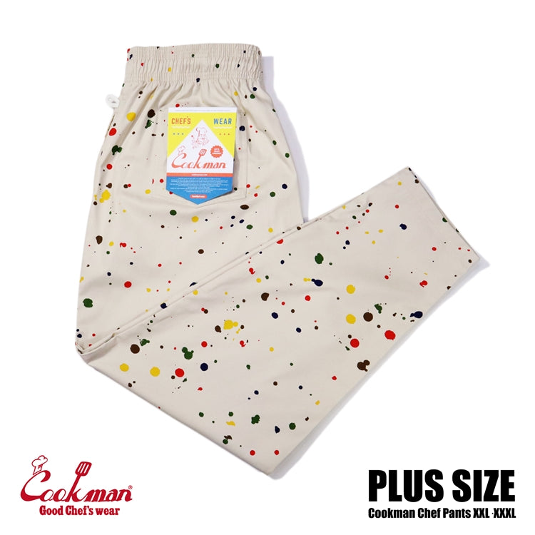 Cookman Chef Pants - Sauce Splash : Beige