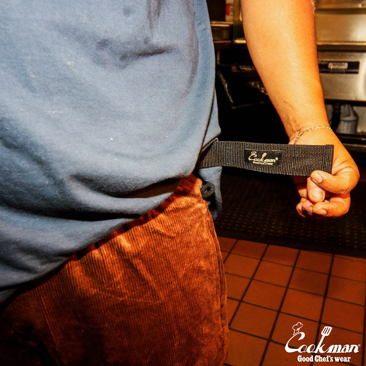 Cookman Chef Pants Semiwide - Black Belt Corduroy : Dark Brown