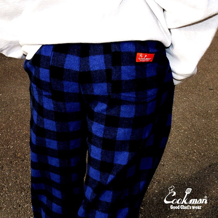 Cookman Chef Pants - Nel Buffalo Plaid : Blue