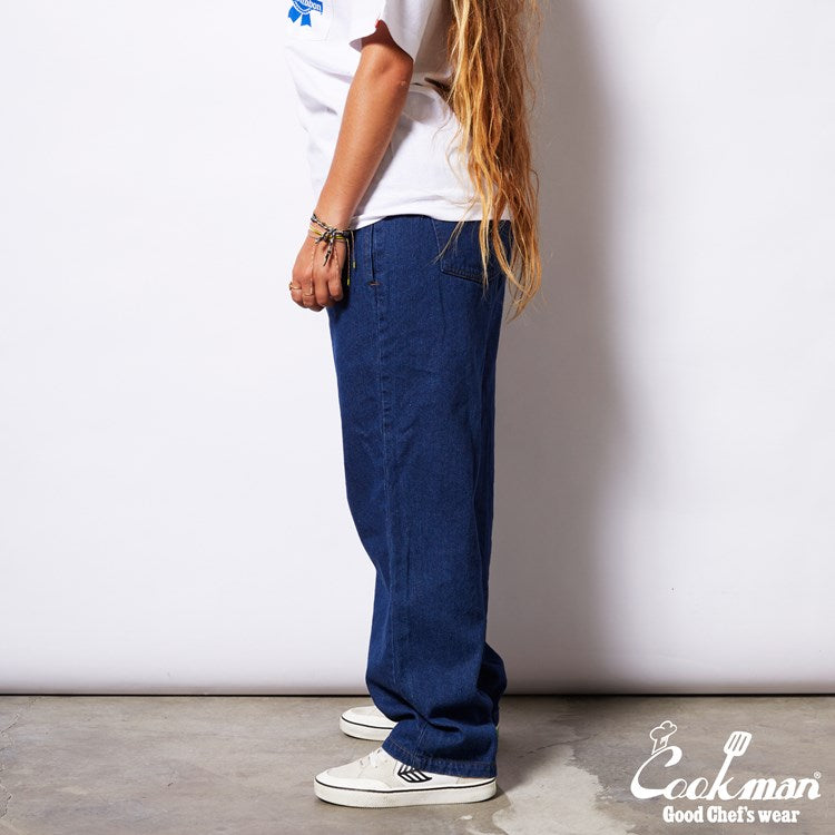 Chef Pants Semiwide- Denim : Navy