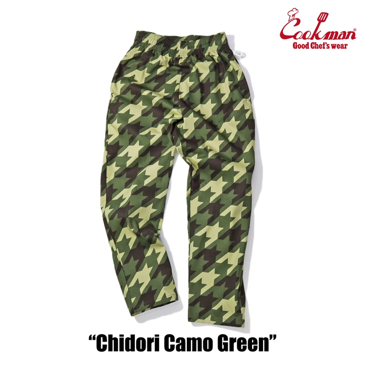 Cookman Chef Pants - Chidori Camo : Green