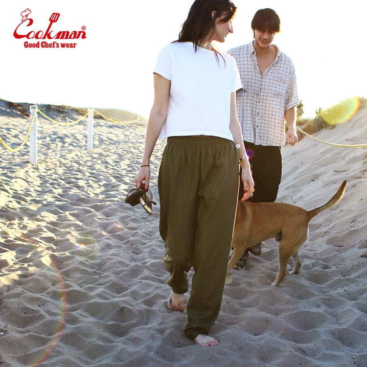 Chef Pants - Linen : Olive