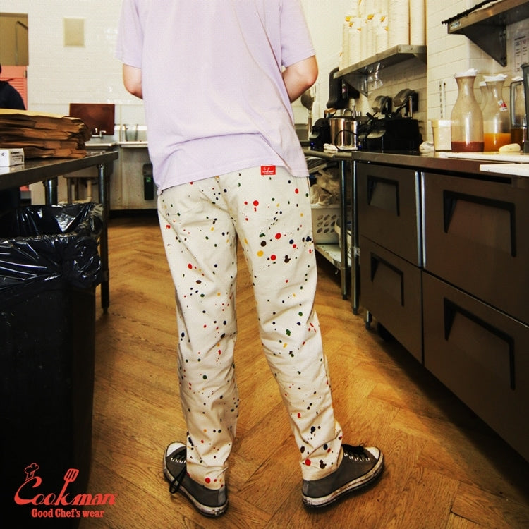Cookman Chef Pants - Sauce Splash : Beige