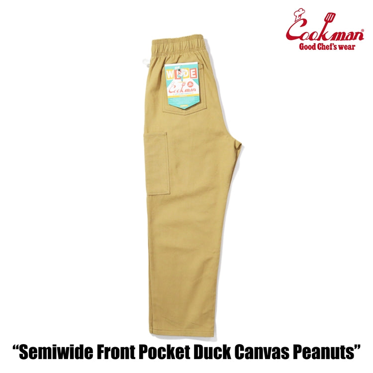 Cookman Chef Pants Semiwide - Front Pocket Duck Canvas : Peanuts