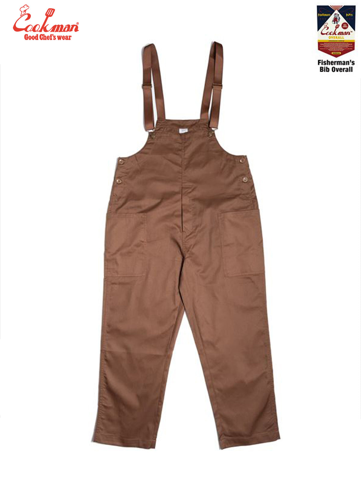 Fisherman's Bib Overall - Chocolate