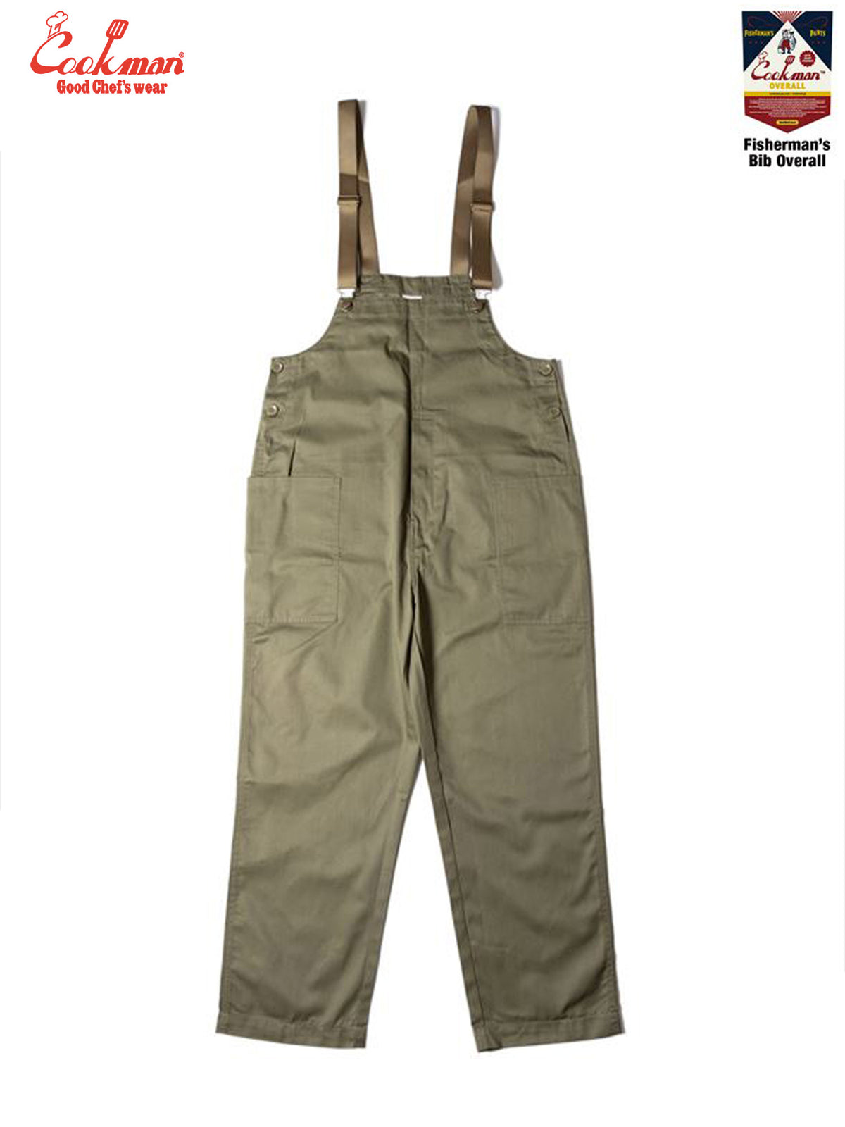 Fisherman's Bib Overall - Olive
