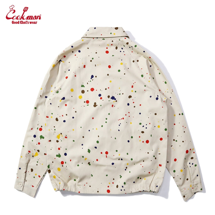 Cookman Delivery Jacket - Sauce Splash : Beige