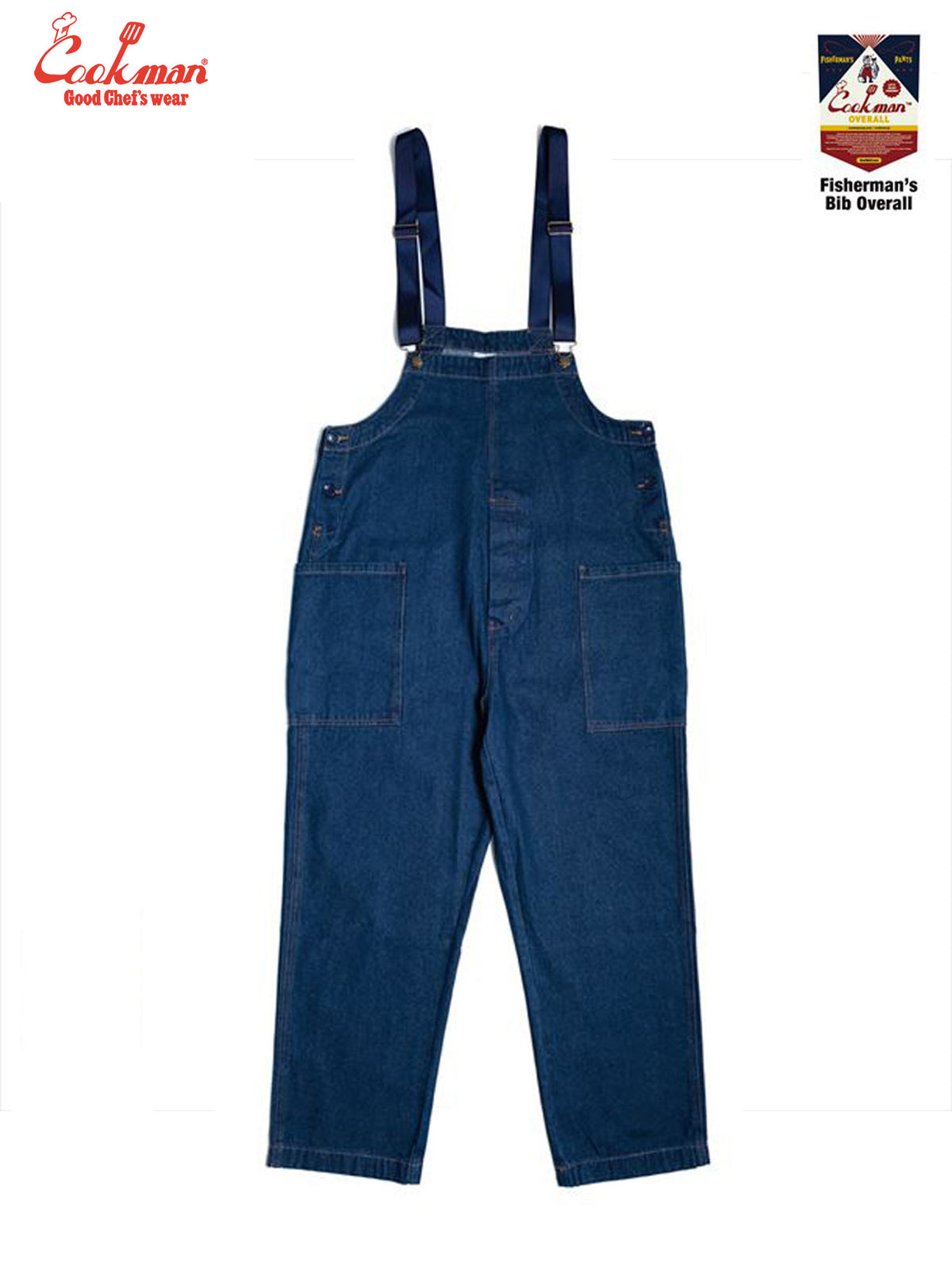 Fisherman's Bib Overall - Denim : Navy