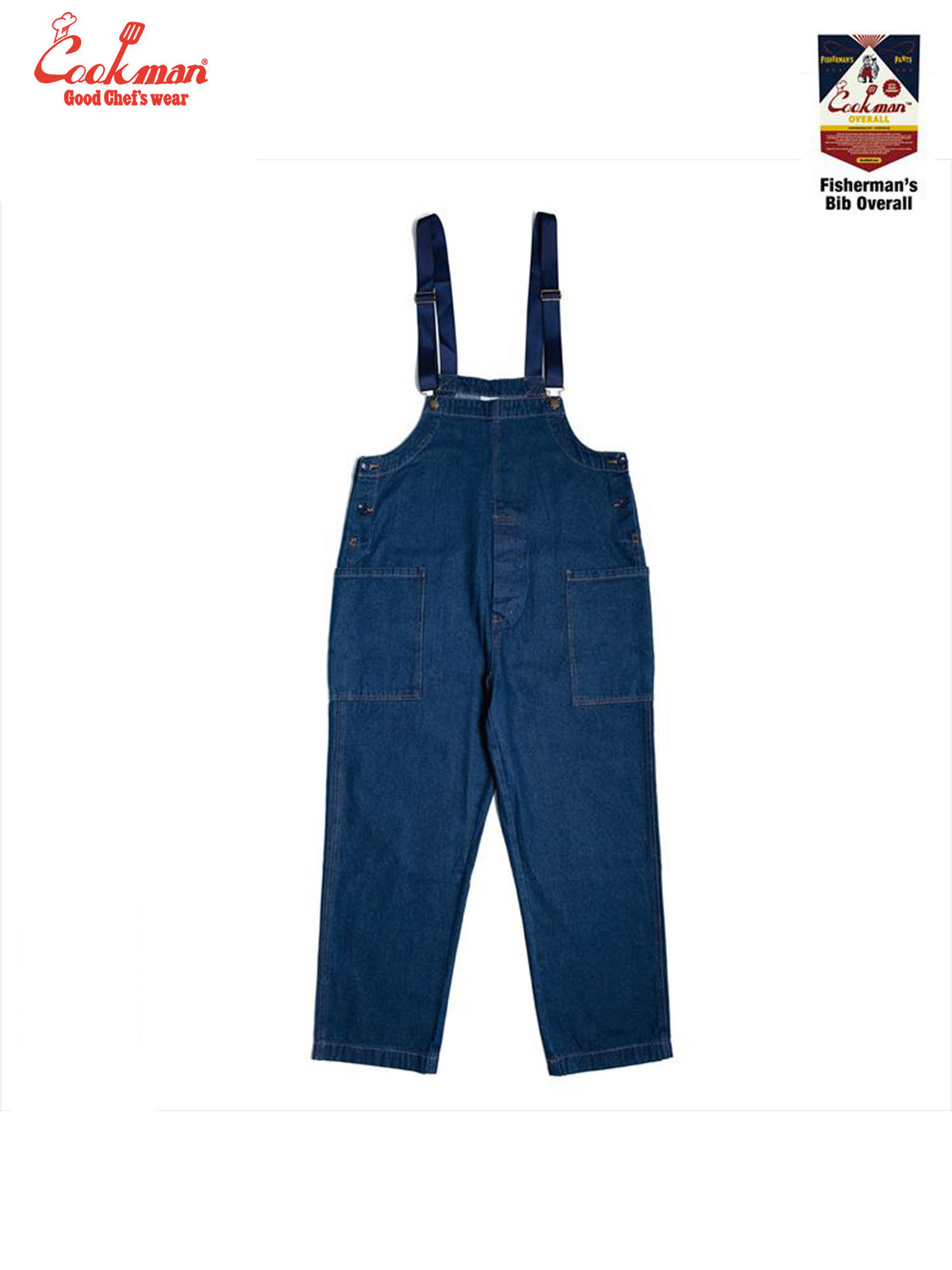 Fisherman's Bib Overall - Denim : Navy