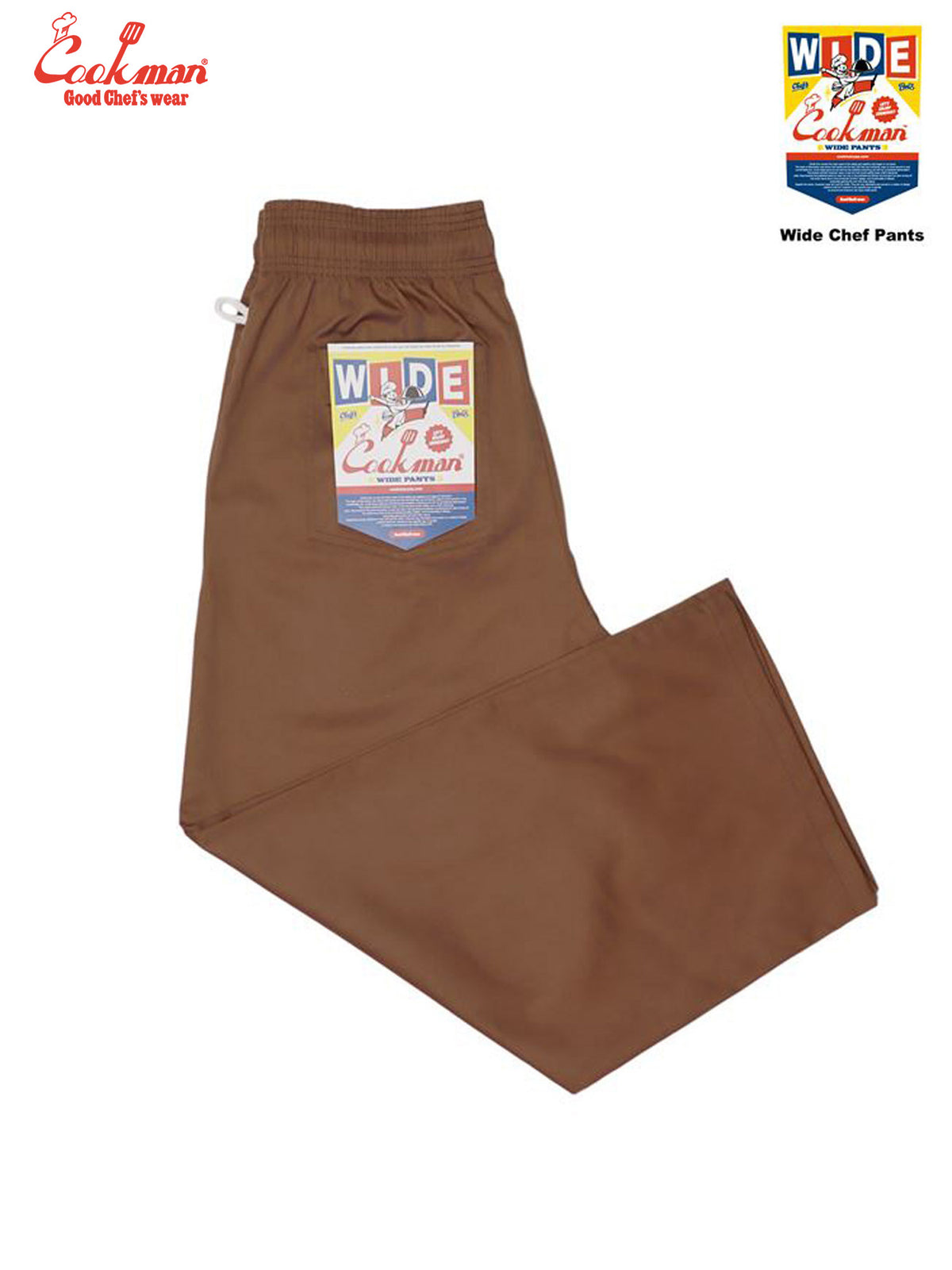 Wide Chef Pants - Chocolate