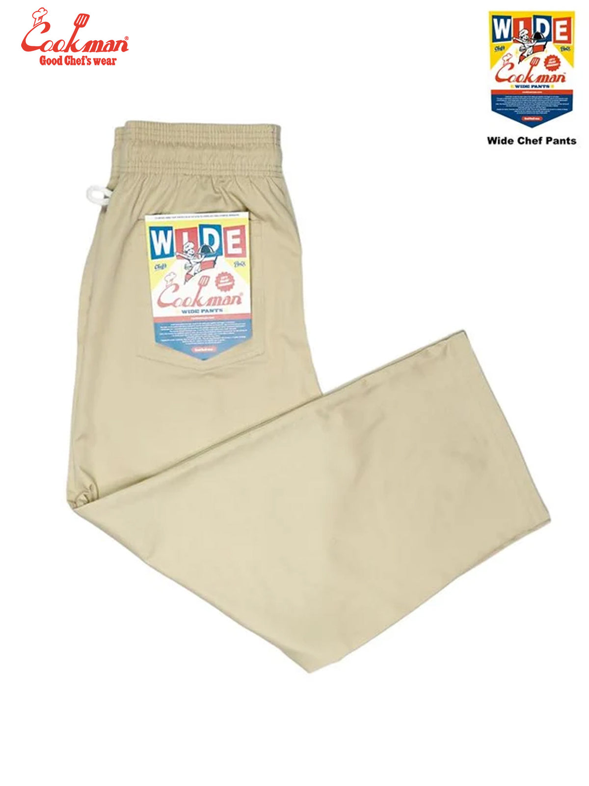 Wide Chef Pants - Sand