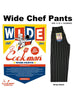 Wide Chef Pants - Stripe : Black