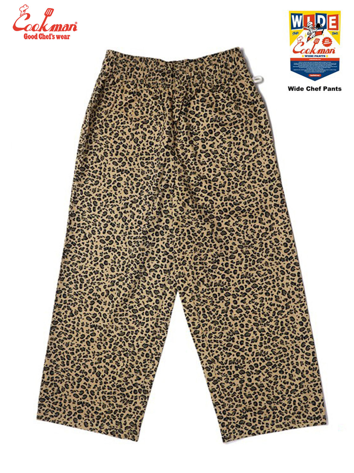 Wide Chef Pants - Leopard