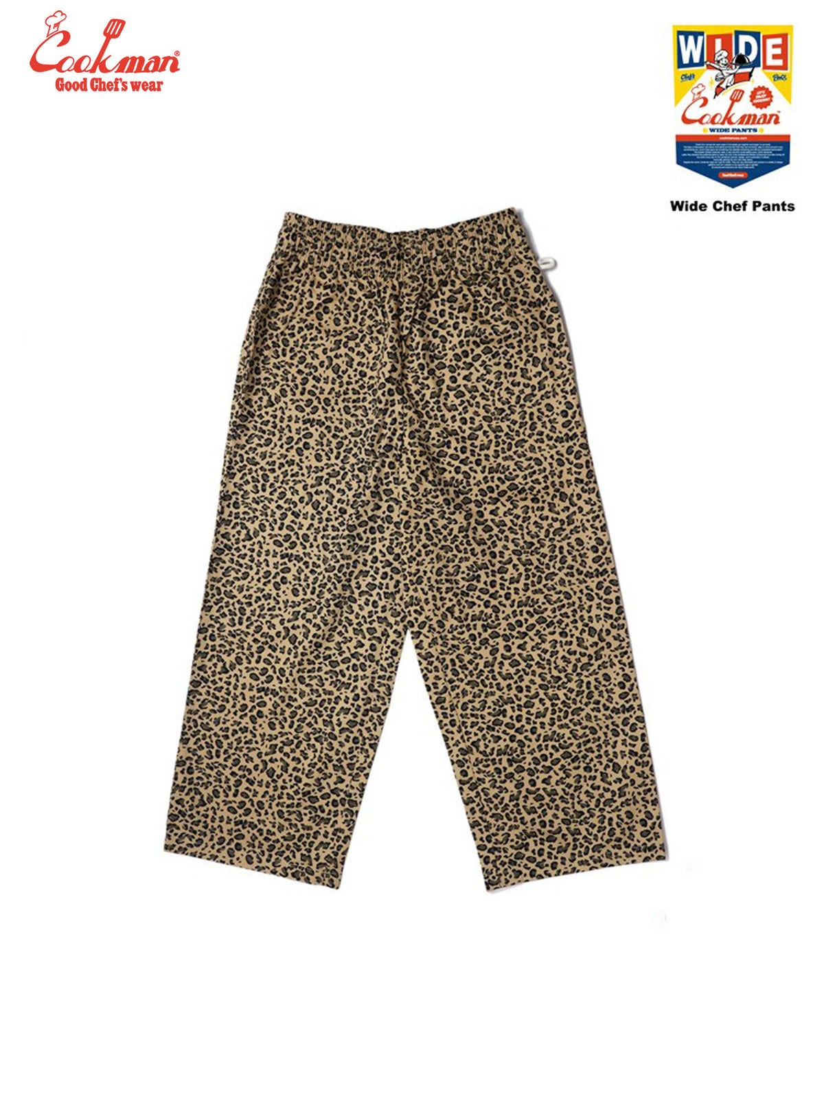 Wide Chef Pants - Leopard