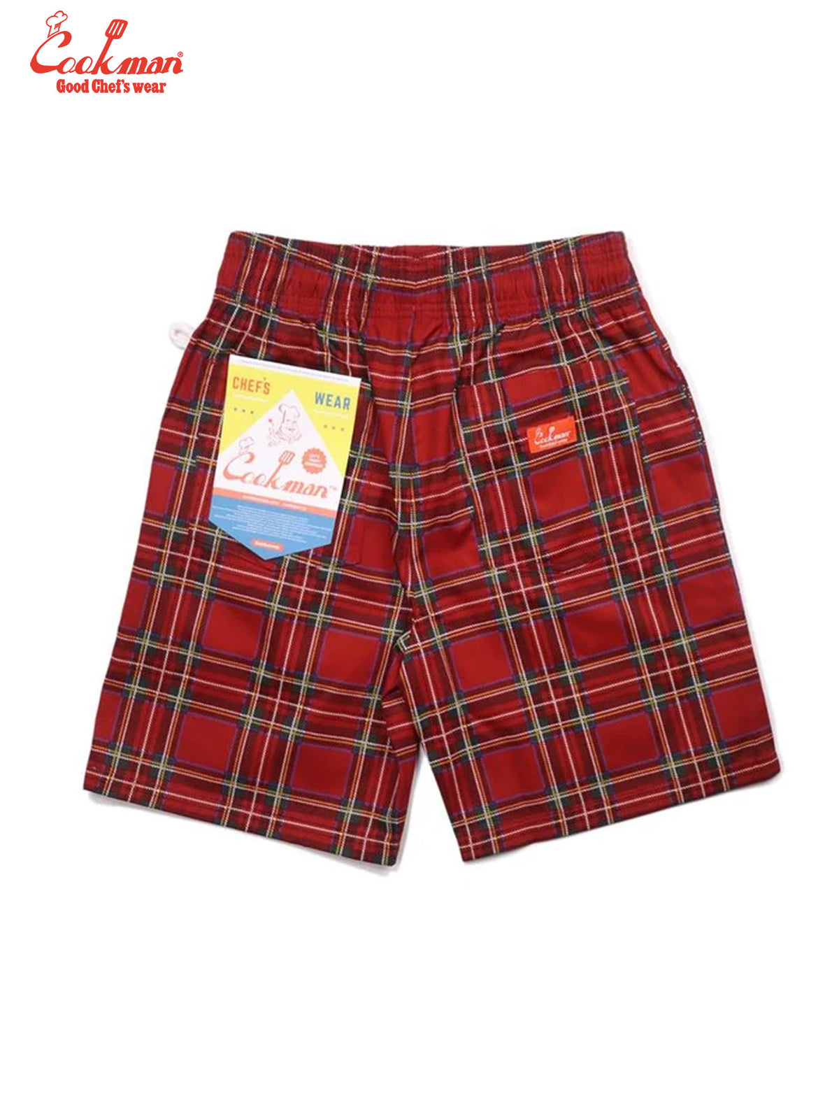 Chef Short Pants - Tartan Red