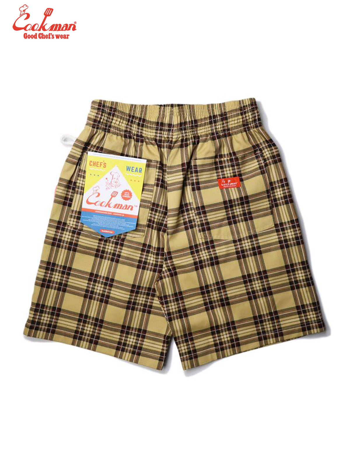 Chef Short Pants - Tartan Beige