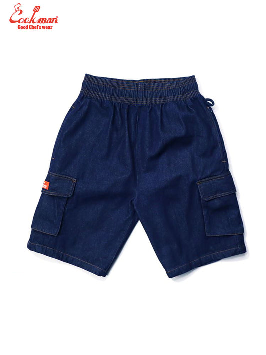 Chef Short Pants Cargo - Denim : Navy