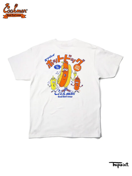 Tees - TM Paint Hot Dog : White