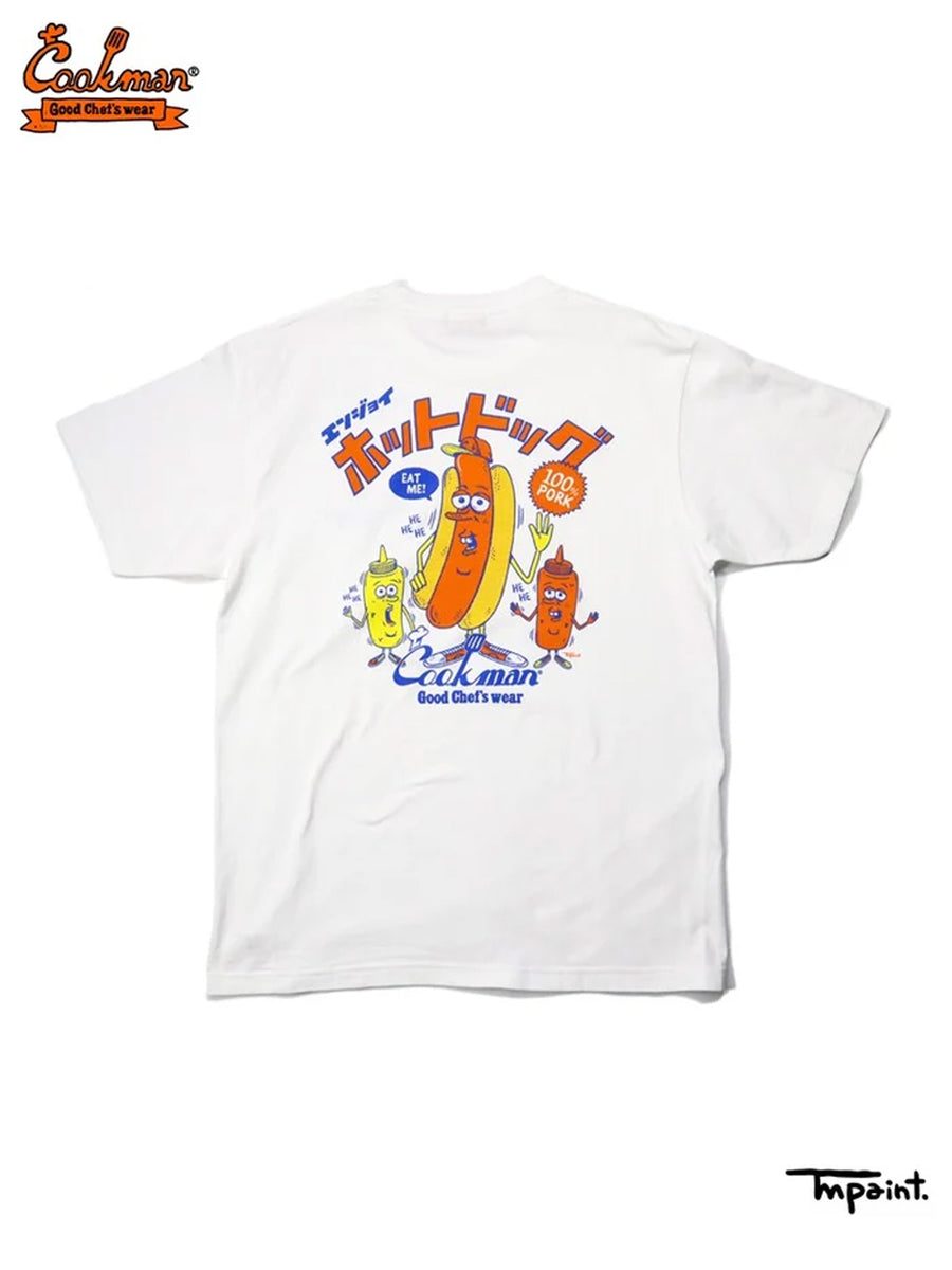 Tees - TM Paint Hot Dog : White