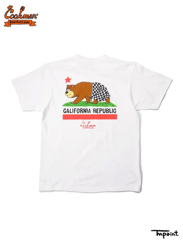 Tees - TM Paint California Bear : White