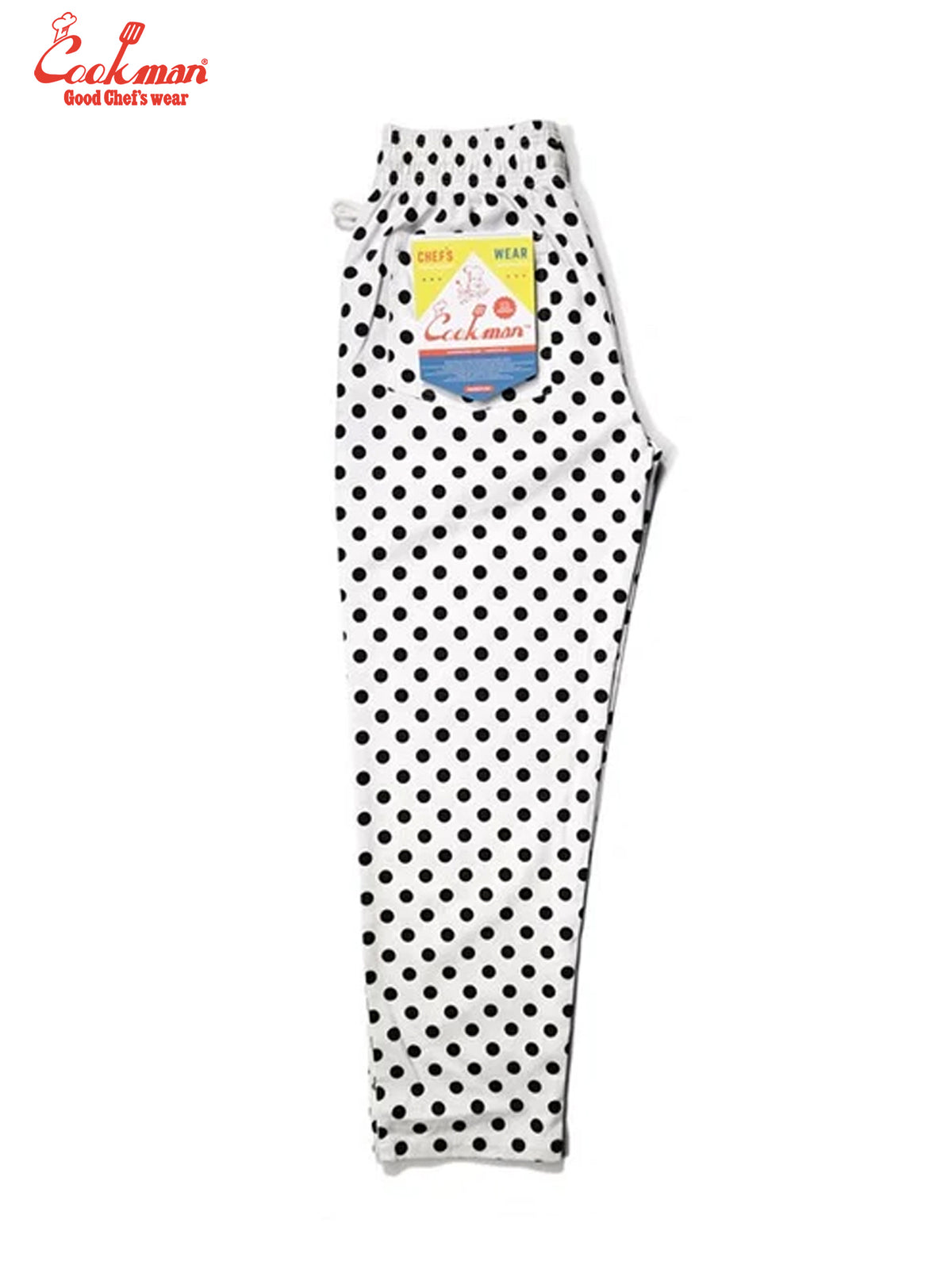 Chef Pants - Dots : White