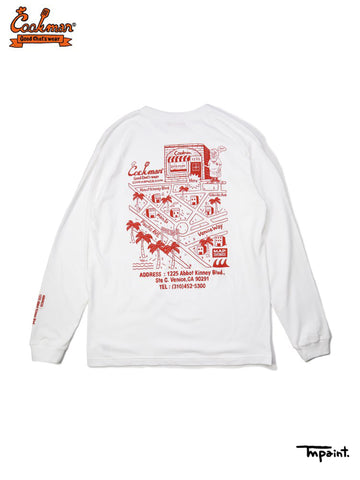 Long Sleeve Tees - TM Paint Abbot Kinney : White