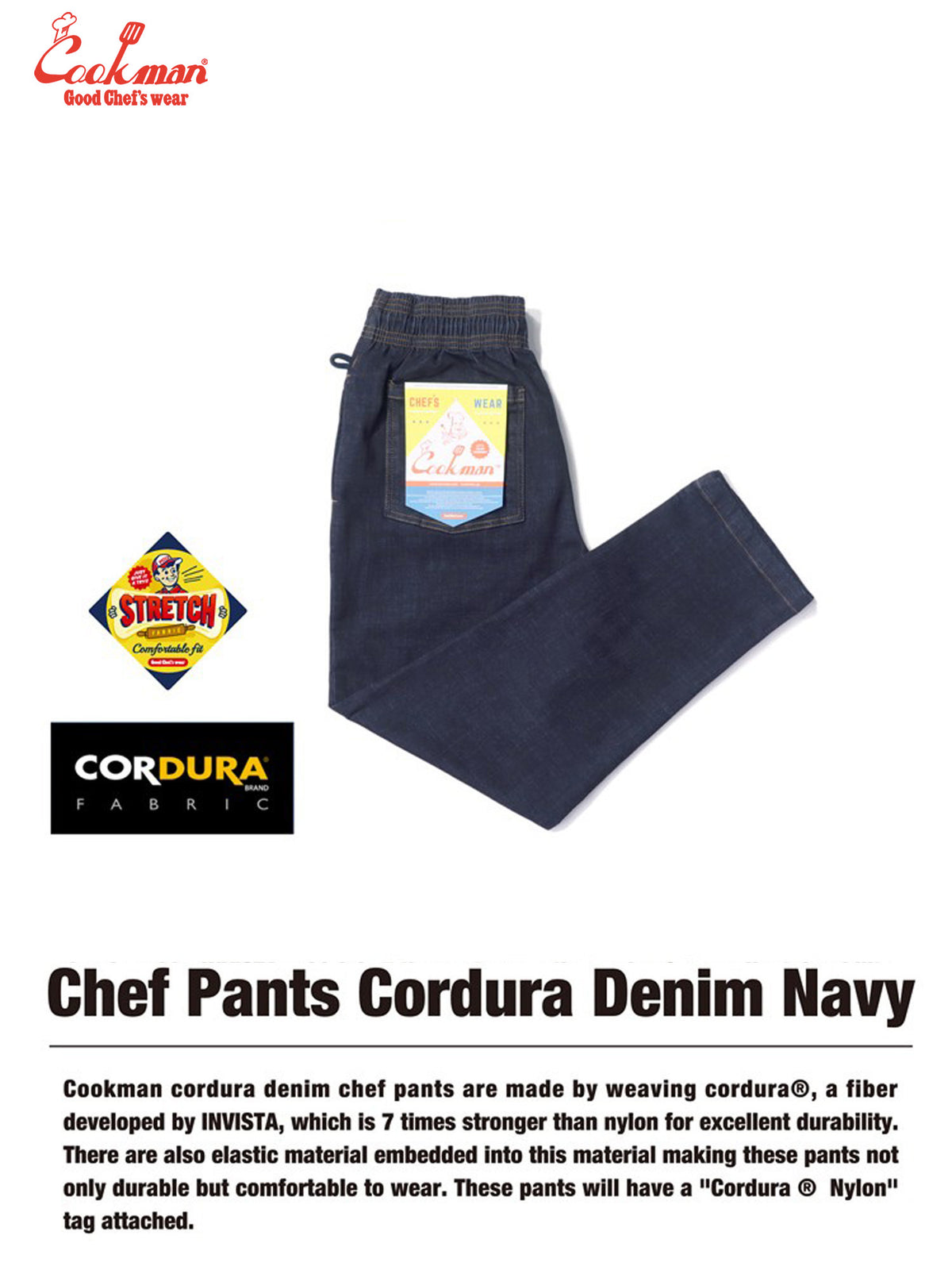 Chef Pants - Cordura Denim : Navy