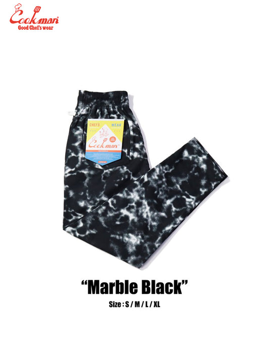 Chef Pants - Marble : Black