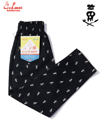 Chef Pants - Skull : Black