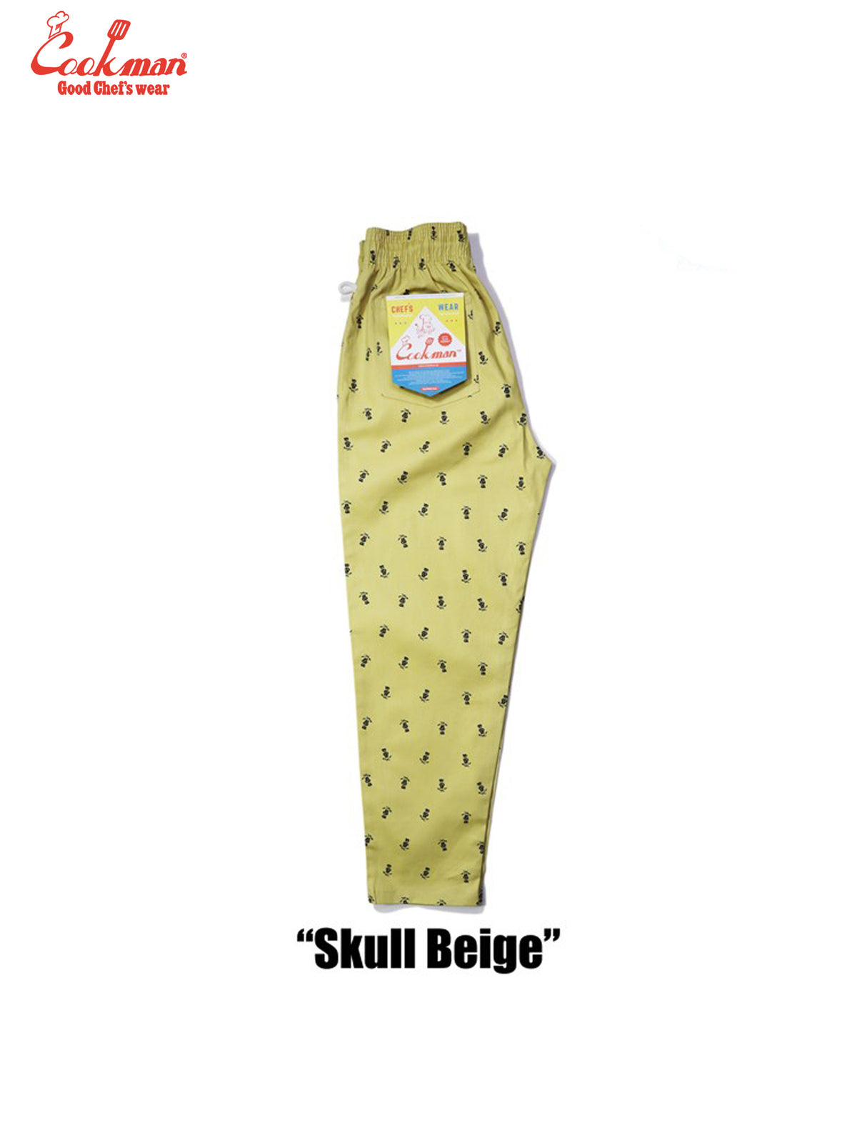 Chef Pants - Skull : Beige
