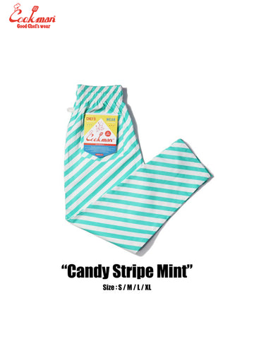 Chef Pants - Candy Stripe : Mint