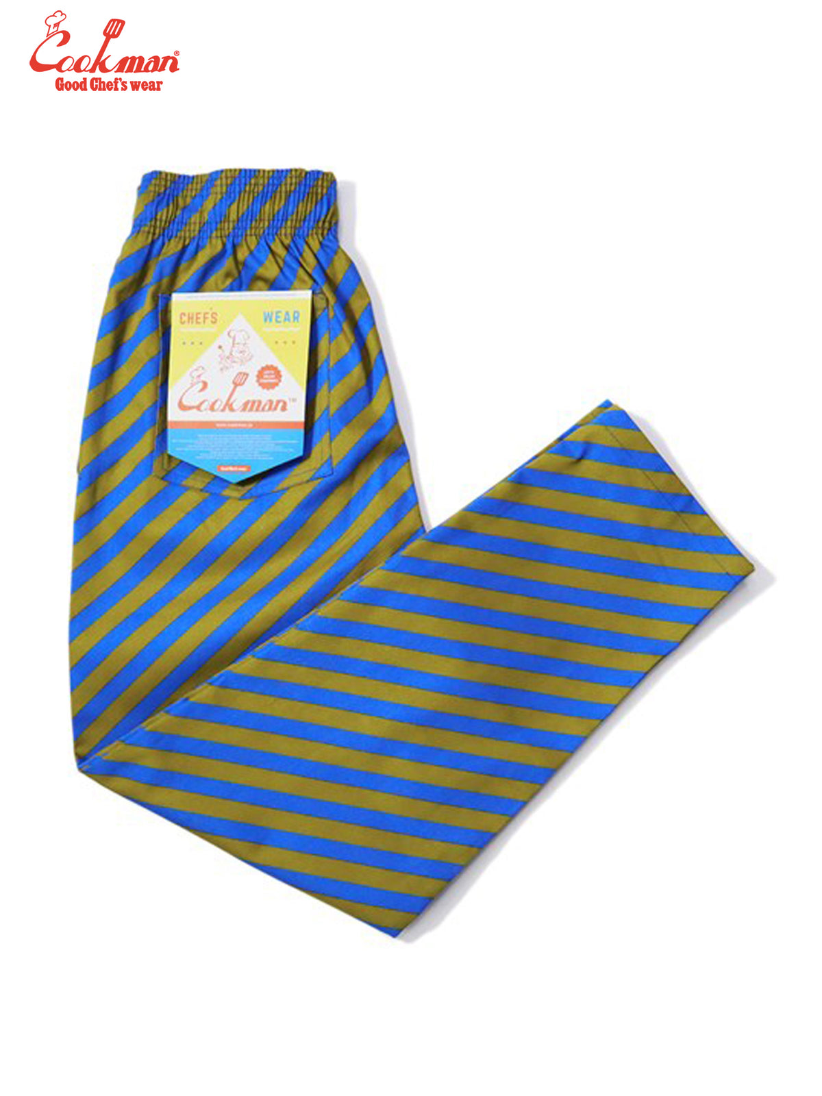 Chef Pants - Candy Stripe : Gold