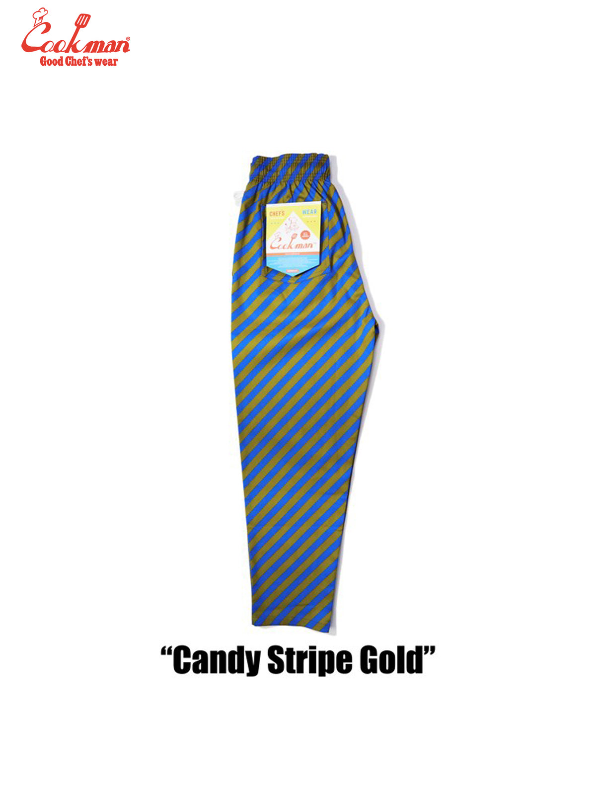 Chef Pants - Candy Stripe : Gold