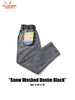 Chef Pants - Snow Washed Denim : Black