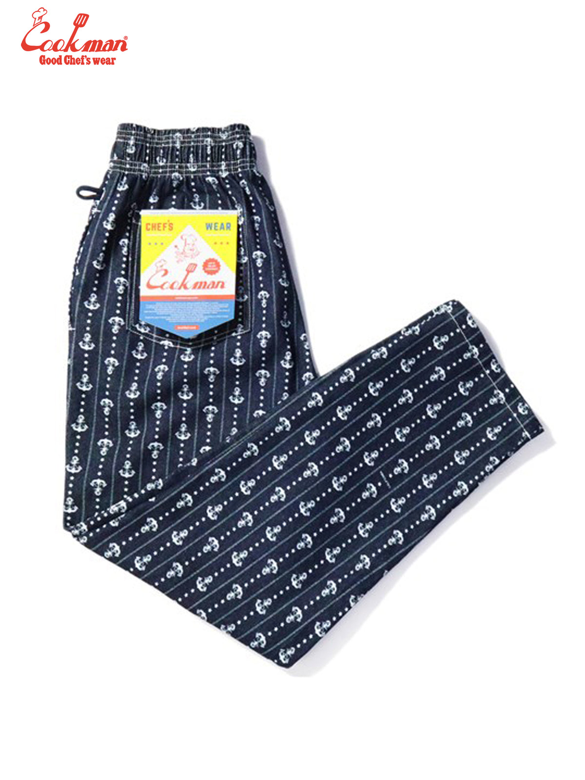 Chef Pants - Anchor Stripe Denim