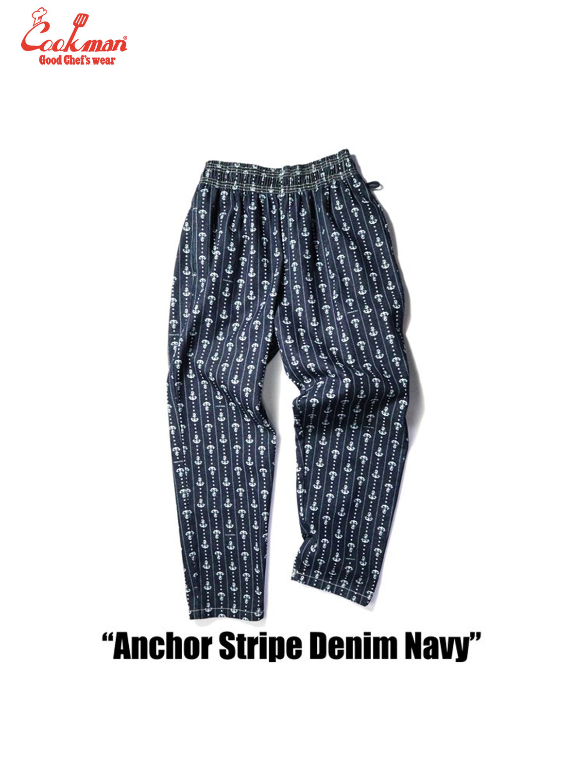 Chef Pants - Anchor Stripe Denim