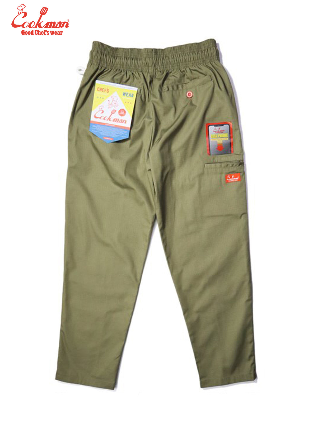 Chef Pants - Double Knee Ripstop : Olive