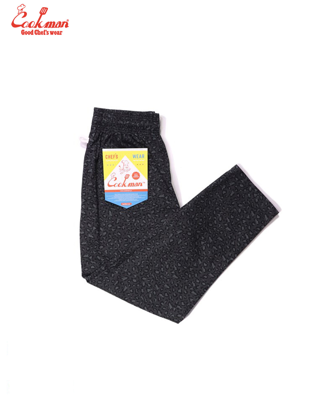 Chef Pants - Black Leopard