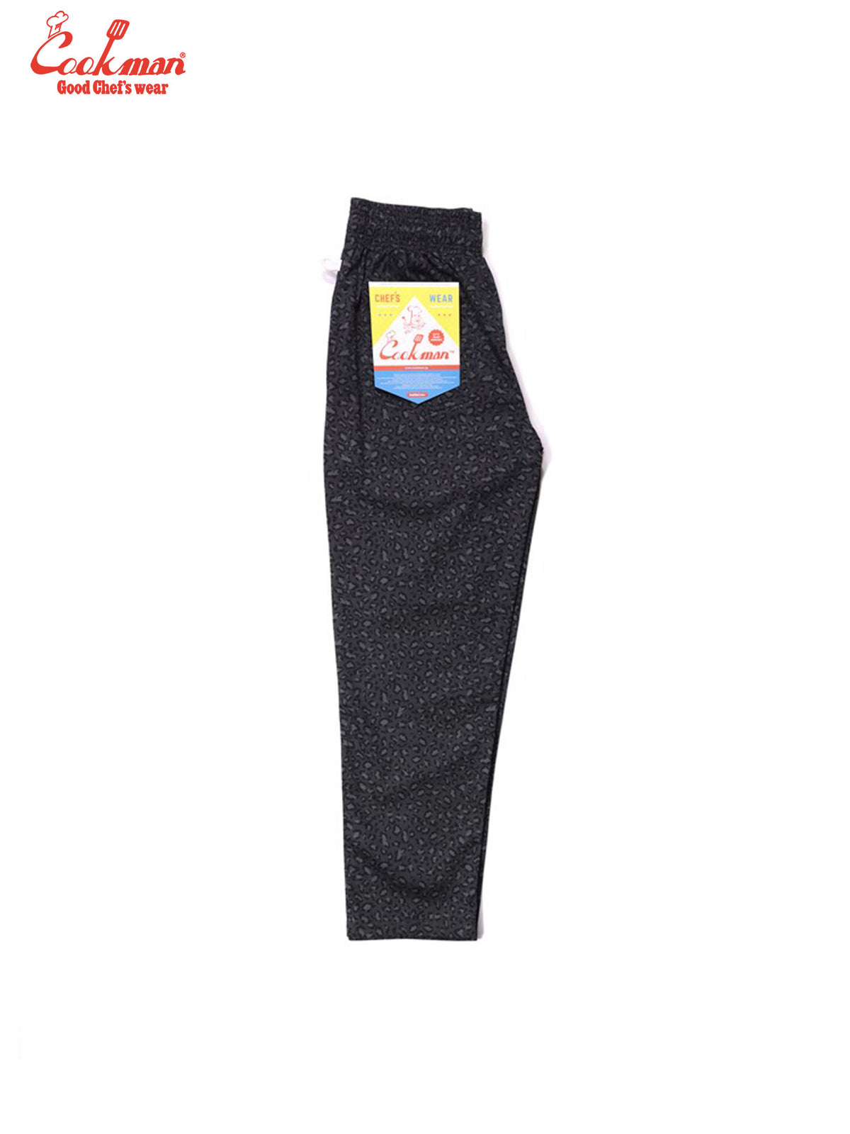 Chef Pants - Black Leopard