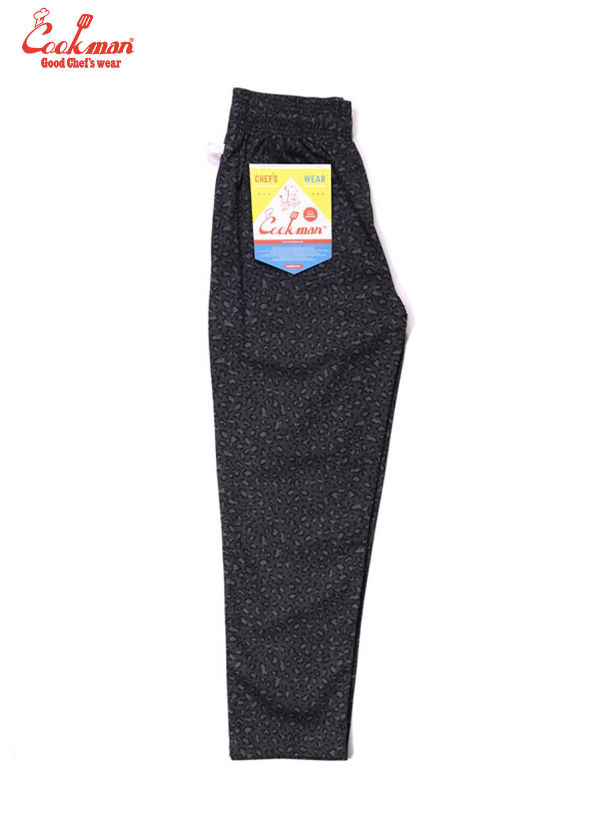 Chef Pants - Black Leopard