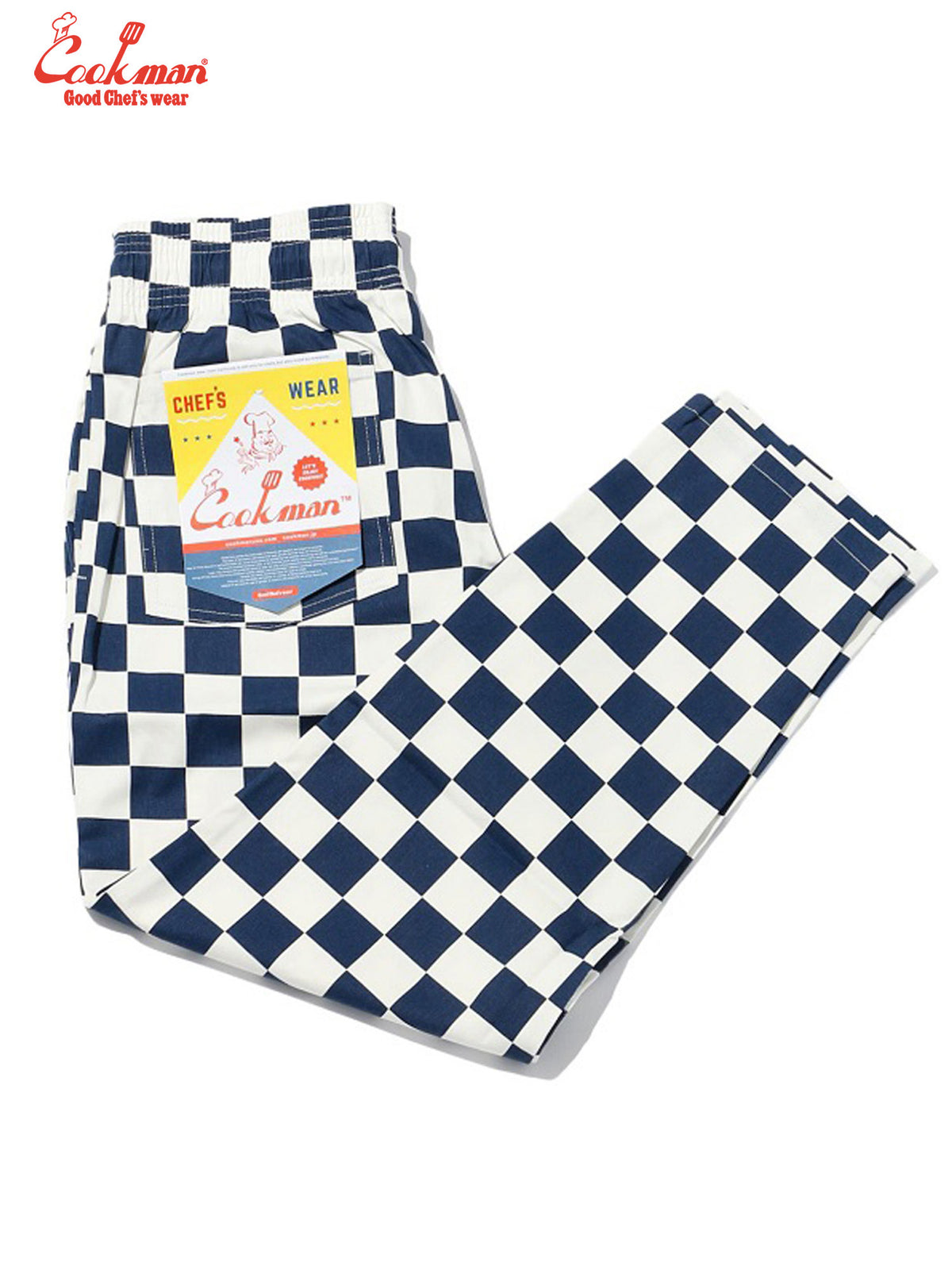 Chef Pants - Checker : Navy