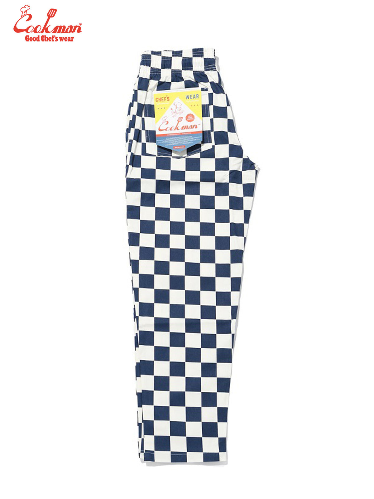 Chef Pants - Checker : Navy
